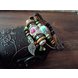 Wholesale Fashion wholesale jewelry Wristband Cuff Leather Bracelet Blue And White Porcelain Beads Bracelet Ethnic Bijouterie VGB024 4 small