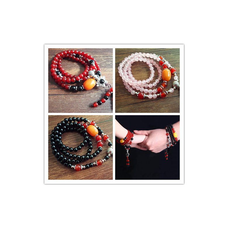 Wholesale Women Bracelet Natural Garnet Stretch Bracelets Men Fashion Lotus Charm Bracelets Women Stone Beads Buddha Jewelry Femmes VGB028 0