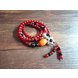 Wholesale Women Bracelet Natural Garnet Stretch Bracelets Men Fashion Lotus Charm Bracelets Women Stone Beads Buddha Jewelry Femmes VGB028 3 small