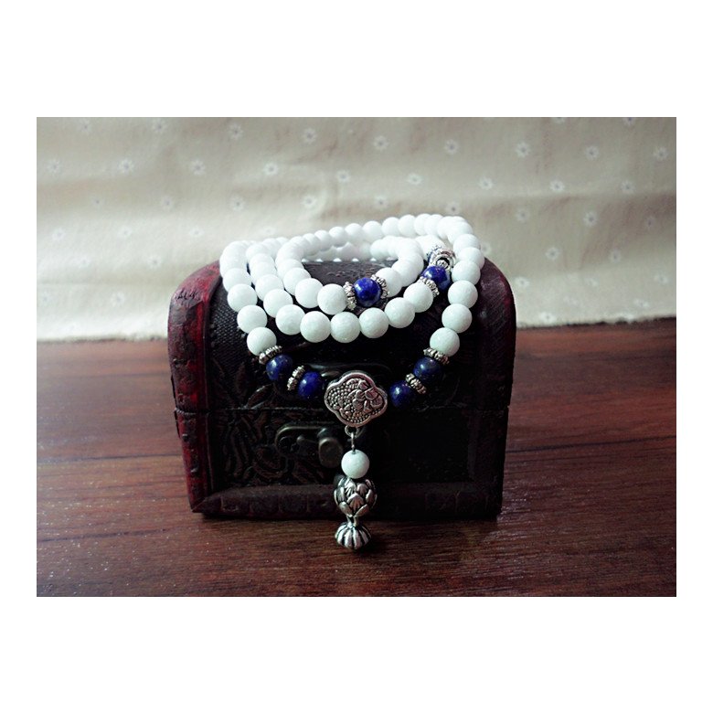 Wholesale Natural Crystal Opal Survival Bracelet Yoga Bracelete Buddha Prayer Beads For Girls Gift Best Friends VGB029 4