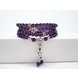Wholesale Natural Purple Crystal Amethysts Bracelet Beads Necklace Yoga Mala Stone Bracelet for Women Buddha Energy Jewelry VGB031 3 small