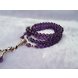 Wholesale Natural Purple Crystal Amethysts Bracelet Beads Necklace Yoga Mala Stone Bracelet for Women Buddha Energy Jewelry VGB031 4 small