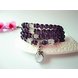Wholesale Natural Purple Crystal Amethysts Bracelet Beads Necklace Yoga  Mala Stone Bracelet for Women dolphin Energy Jewelry VGB033 2 small