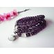 Wholesale Natural Purple Crystal Amethysts Bracelet Beads Necklace Yoga  Mala Stone Bracelet for Women dolphin Energy Jewelry VGB033 3 small
