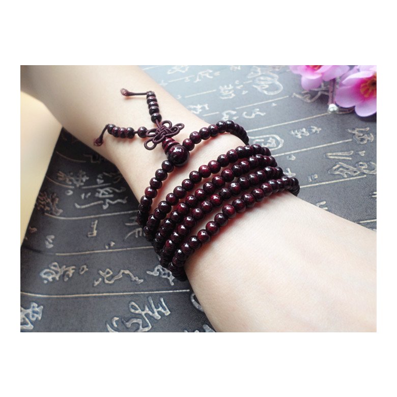 Wholesale Fashion Natural Sandalwood beads Buddhist prayer wood bracelet japa malas necklace Tibetan meditation Bracelets VGB036 0