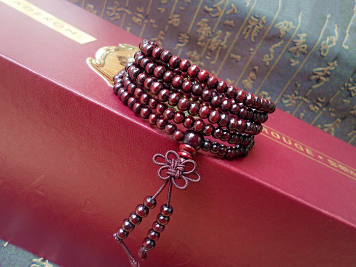 Wholesale Fashion Natural Sandalwood beads Buddhist prayer wood bracelet japa malas necklace Tibetan meditation Bracelets VGB036 2