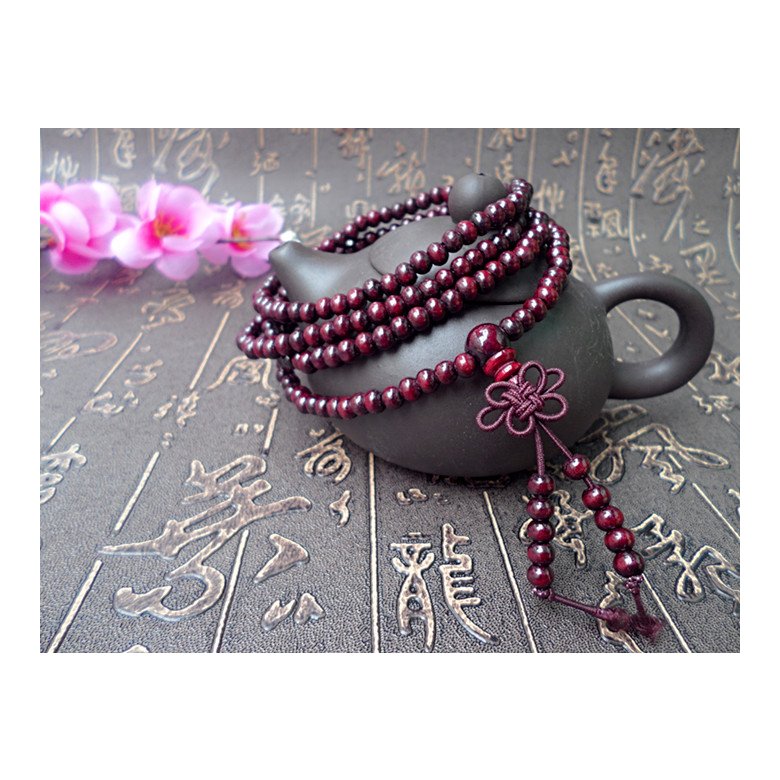 Wholesale Fashion Natural Sandalwood beads Buddhist prayer wood bracelet japa malas necklace Tibetan meditation Bracelets VGB036 4