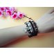 Wholesale Natural Jewelry Black fashion tourmaline stones loose beads The key locks bracelet be fit for Glamour rmen and women amulet VGB037 0 small