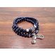 Wholesale Blue gold sand natural stone stretch peanut bracelet elastic pulserase retro beads charms expandable women fashion jewelry VGB038 0 small
