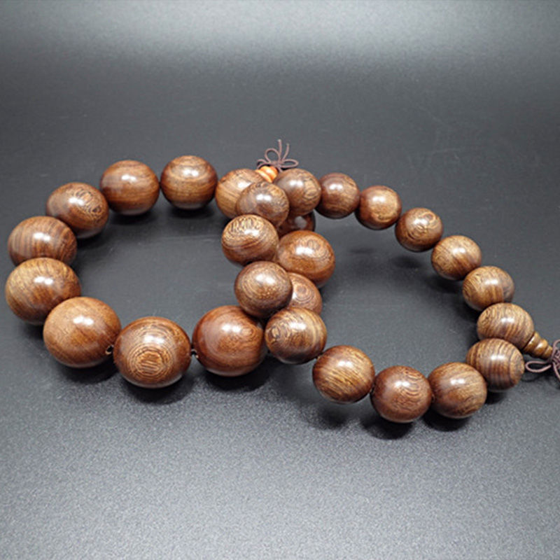 Wholesale Buddha Jewelry Natural authentic gold sandalwood beads bracelet for men and women Christmas Gift VGB039 0