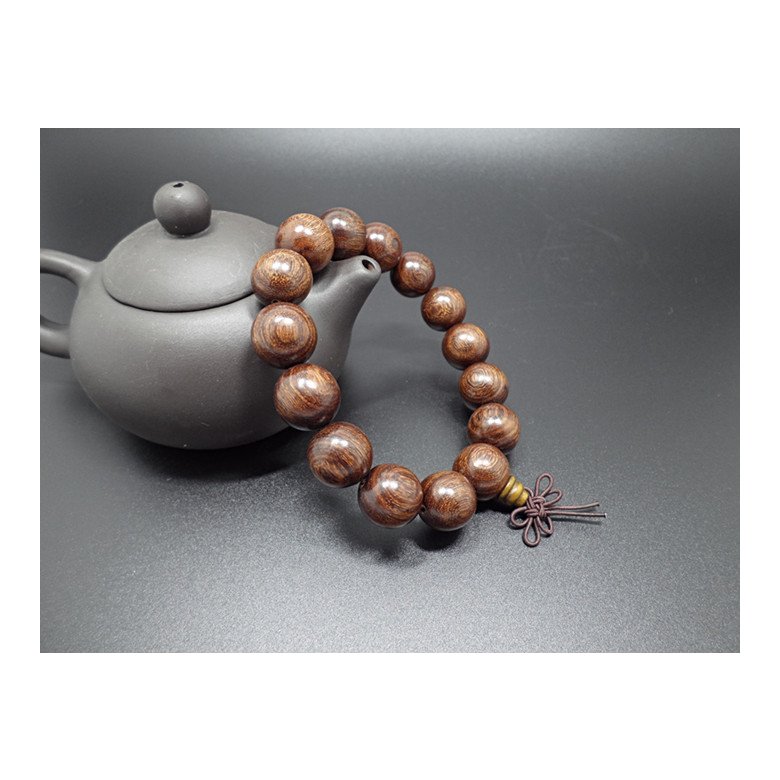 Wholesale Buddha Jewelry Natural authentic gold sandalwood beads bracelet for men and women Christmas Gift VGB039 3