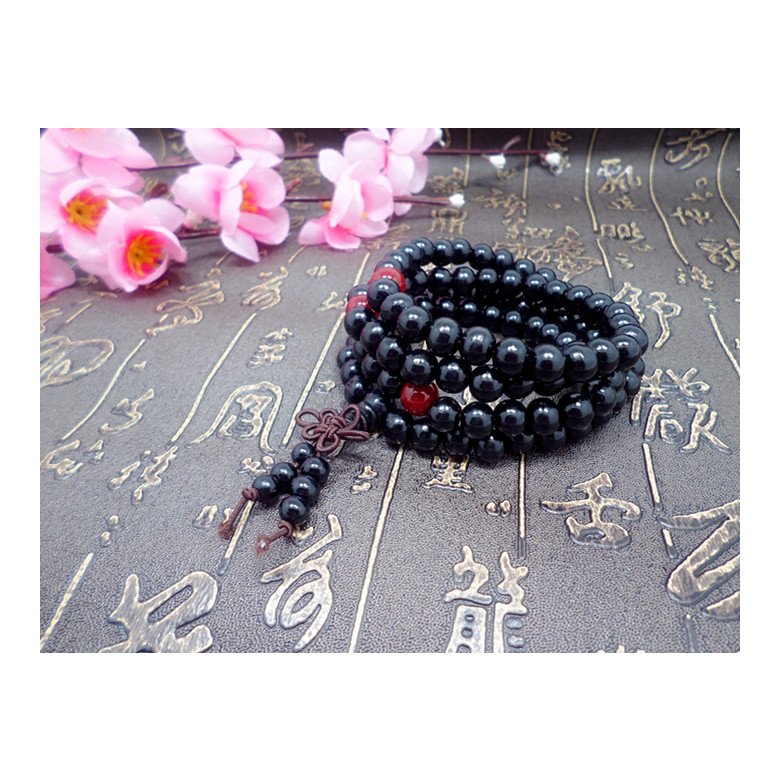 Wholesale Fashion Natural Sandalwood beads Buddhist prayer wood bracelet japa malas necklace Tibetan meditation Bracelets VGB040 0