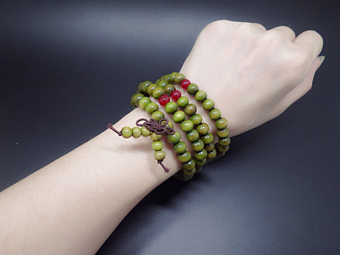 Wholesale Fashion Natural Sandalwood beads Buddhist prayer wood bracelet japa malas necklace Tibetan meditation Bracelets VGB040 2