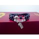 Wholesale Obsidian Bracelet Square crystal Beaded for men and women Yoga Hand Jewelry Accessories Wristband VGB042 1 small