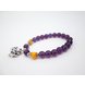 Wholesale 2020 Lucky Cat Stone Beads Bracelet Bangles Simple Sweet Amethyst Bracelets for Women Girls Birthday Gift Charm Jewelry VGB043 2 small