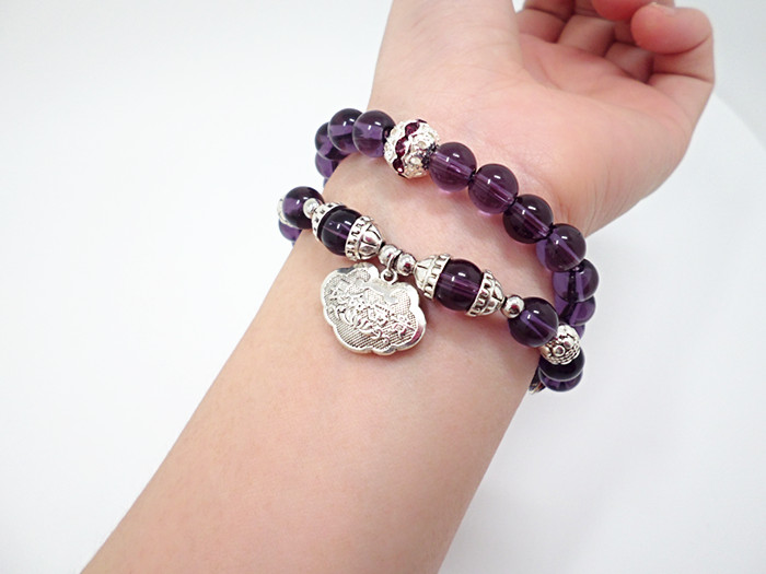 Wholesale Popular Chinese national Style String Multi-element Crystal Beaded bracelet hand accessories for women charm bracelet VGB044 8