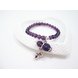 Wholesale Natural Amethysts and brown quartz Bracelet beads Necklace Yoga Mala Stone Bracelet for Women gourd Energy Jewelry VGB045 0 small