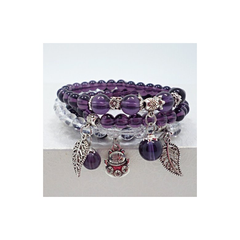 Wholesale 2020 Lucky Cat Stone Beads Bracelet Bangles Simple Sweet Ceramic Bracelets for Women Girls Birthday Gift Female Charm Jewelry VGB046 0
