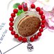 Wholesale 2020 Lucky Cat Stone Beads Bracelet Bangles Simple Sweet Ceramic Bracelets for Women Girls Birthday Gift Female Charm Jewelry VGB046 2 small