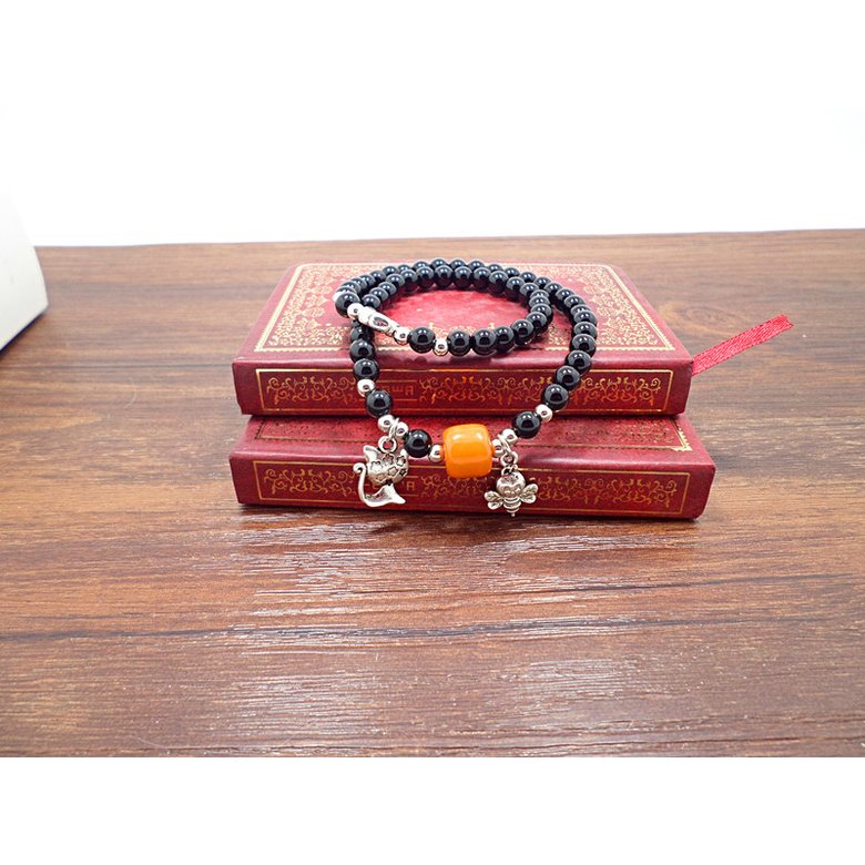 Wholesale Sweet Cat &bee and goldfish Charm Bracelet Crystal Beads Bracelets for Women Beach Holiday Fashion Jewelry VGB047 3
