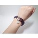 Wholesale Natural amethyst Bead Bracelet For Women Animal Lucky cats Charm Bracelets Crystal Quartzs VGB050 2 small