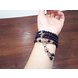 Wholesale Planet Blue sand Beaded bracelets Buddhist Buddha Meditation Prayer Beads Mala Bracelet VGB052 0 small