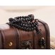 Wholesale Black Obsidian Bracelet Carnelian Beads Stretch Bracelets Buddhist Mediation Prayer Beads Mala Fashion Couple Bracelets VGB053 0 small