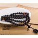 Wholesale Black Obsidian Bracelet Carnelian Beads Stretch Bracelets Buddhist Mediation Prayer Beads Mala Fashion Couple Bracelets VGB053 3 small