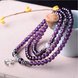 Wholesale Natural Stone Agate Amethyst Beaded Bracelet  Charm Yoga Bracelet Handmade Jewelry Lucky Gift VGB054 3 small