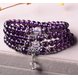 Wholesale Natural Stone Agate Amethyst Beaded Bracelet  Charm Yoga Bracelet Handmade Jewelry Lucky Gift VGB054 4 small