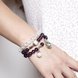 Wholesale Trendy Lucky Cats Natural Amethyst Crystal Ball Beads Elastic Bracelets For Women Fashion Hands Jewelry Lovely Bracelet VGB057 0 small