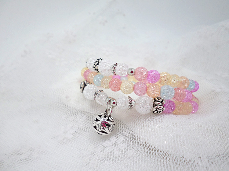 Wholesale Light Colorful Burst Crystal Candy Beads Natural Stone Bead fashion sweet Jewelry VGB060 2