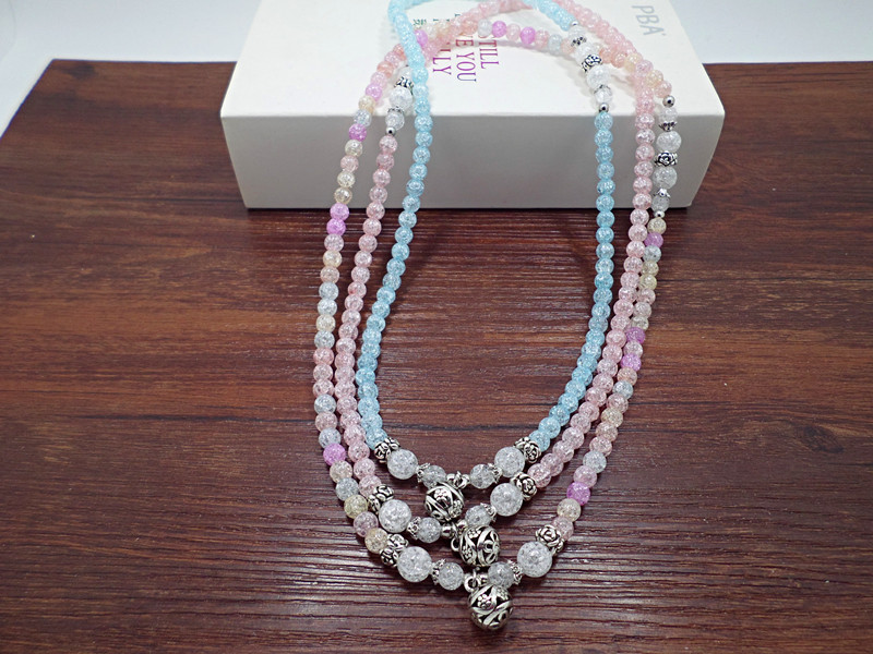 Wholesale Light Colorful Burst Crystal Candy Beads Natural Stone Bead fashion sweet Jewelry VGB060 6
