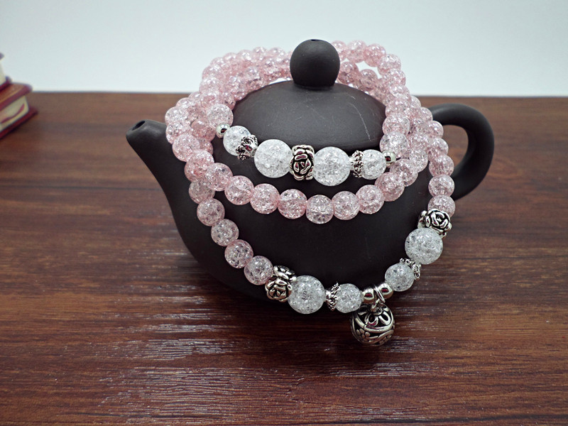 Wholesale Light Colorful Burst Crystal Candy Beads Natural Stone Bead fashion sweet Jewelry VGB060 7