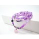 Wholesale Bohemia Natural Dream Amethysts Quartz Energy Light Purple GemStone Bracelet Women Beaded Bracelet Energy Gift Jewelry VGB065 2 small