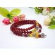 Wholesale New Design Pink and wine red Quartz Yoga Bracelet Women Natural Stone Crystal Lotus Bracelet Necklace Jewelry Drop Shipping VGB067 0 small