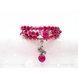 Wholesale Natural Garnet Stone Wine Red Beaded crystal Bracelet Women Bracelets Lucky Jewelry Valentine's Day Gift VGB071 1 small