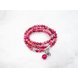 Wholesale Natural Garnet Stone Wine Red Beaded crystal Bracelet Women Bracelets Lucky Jewelry Valentine's Day Gift VGB071 2 small