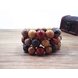 Wholesale Natural colourful Rosewood Beads Bracelets Luxury Jewelry Buddhist Rosary Meditation Yoga Prayer Stretch Bracelet for Men VGB073 0 small