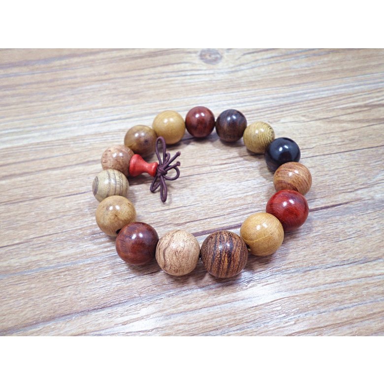 Wholesale Natural colourful Rosewood Beads Bracelets Luxury Jewelry Buddhist Rosary Meditation Yoga Prayer Stretch Bracelet for Men VGB073 1