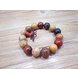 Wholesale Natural colourful Rosewood Beads Bracelets Luxury Jewelry Buddhist Rosary Meditation Yoga Prayer Stretch Bracelet for Men VGB073 1 small