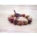 Wholesale Natural colourful Rosewood Beads Bracelets Luxury Jewelry Buddhist Rosary Meditation Yoga Prayer Stretch Bracelet for Men VGB073 3 small