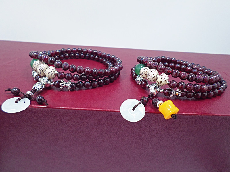 Wholesale Asingeloo Beads Prayer Mala Tibetan Red Agat Healing Bracelets Men or Women's Yoga Meditation Jewelry VGB074 0