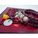 Wholesale Asingeloo Beads Prayer Mala Tibetan Red Agat Healing Bracelets Men or Women's Yoga Meditation Jewelry VGB074 3 small