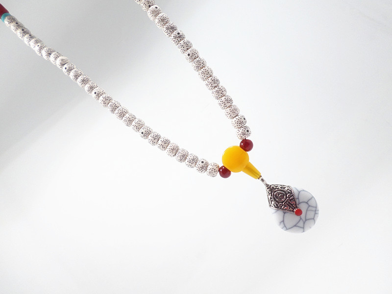 Wholesale Tibetan style Natural Bodhi Root Beads Bracelet Necklace Buddhist Prayer Beads Bracelet For Women Yoga Meditation Balancing VGB075 4
