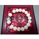 Wholesale Hot selling jewelry Handwork Women Men Buddha Beads Natural and Smooth Multi-orb Bracelet White Jade Bodhi Lotus Bracelet VGB076 0 small