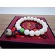 Wholesale Hot selling jewelry Handwork Women Men Buddha Beads Natural and Smooth Multi-orb Bracelet White Jade Bodhi Lotus Bracelet VGB076 1 small