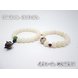 Wholesale Hot selling jewelry Handwork Women Men Buddha Beads Natural and Smooth Multi-orb Bracelet White Jade Bodhi Lotus Bracelet VGB076 2 small