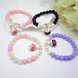 Wholesale Trendy Lucky Cats Natural Crystal Ball Beads Elastic Bracelets & Bangles For Women Fashion Hands Jewelry Lovely Bracelet VGB079 1 small