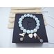 Wholesale Trendy Natural Crystal Ball Beads Elastic Bracelets Bohemian Lollipop shoe Bracelets & Bangles for Women Handmade Jewelry VGB081 0 small